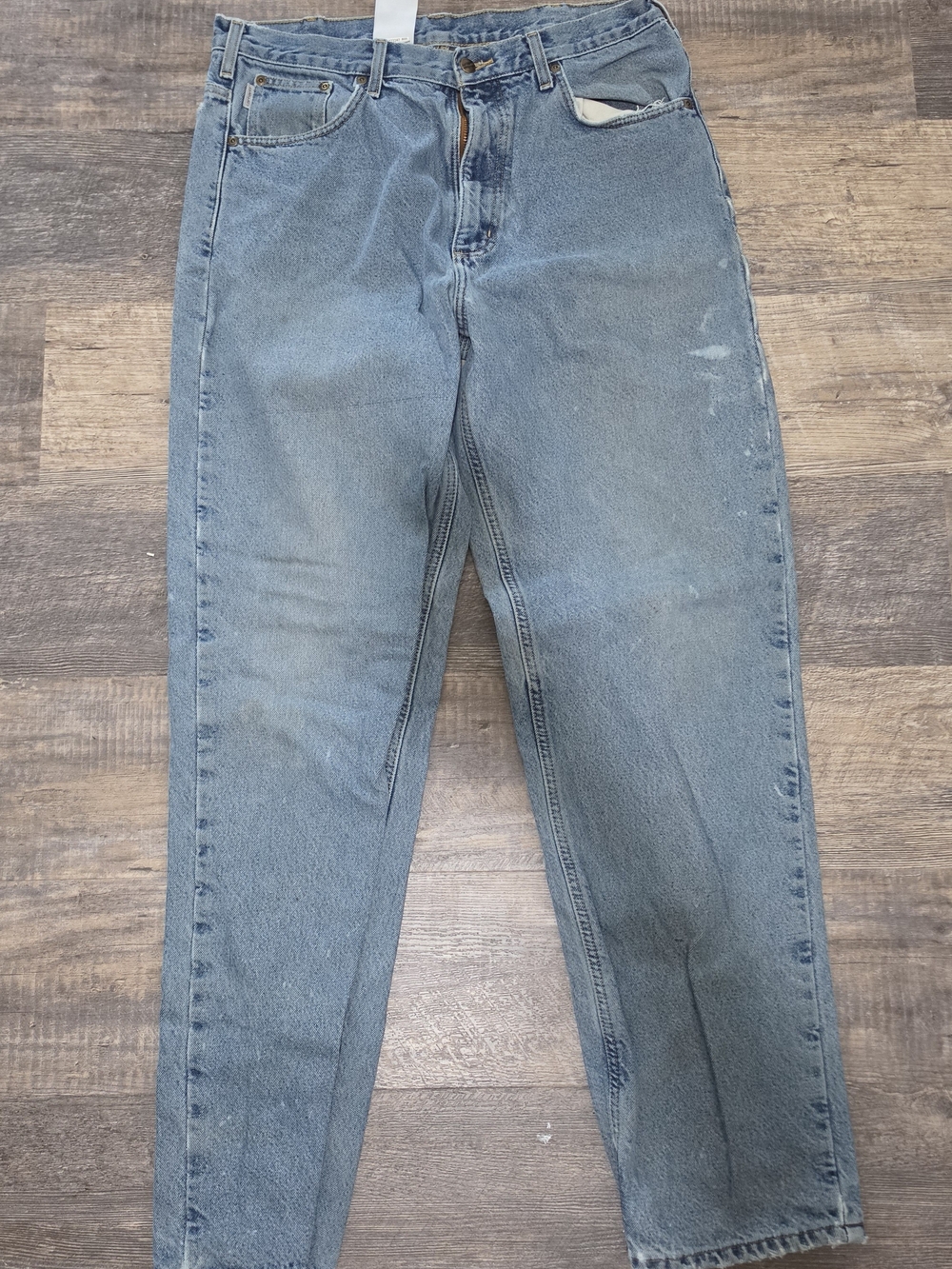 Carhartt Light Blue Relaxed Fit Men’s Jeans